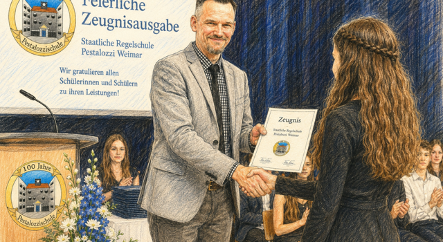 Einladung zur feierlichen Zeugnisübergabe